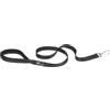 Ferplast Daytona G Guinzaglio per Cani Extraresistente - Morbida Impugnatura Imbottita - Pratico Porta Sacchetti Igienici - Antiabrasione - Design Italiano - 120 x 1,5 cm, Nero
