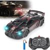 Lotvic Macchina Telecomandata per Bambini con Spray, 1:24 RC Drift Car, 4WD Macchine Telecomandate, Radiocomandata Auto con Blocchi Stradali e Ruote, Regali Giocattoli per Ragazzi Bambini (Rosso)