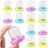 LXONTSG Set di Tazze Dadi, 12 Pezzi Piccolo Dadi Tazze, Giochi Dice Cup, Dadi Shake Tazza, Divertenti Giochi di Tazze di Dadi, Plastica Dice Tazze, Shaker Dice Tazza, Color Dadi Tazza