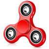 SCIONE Fidget Spinner Giocattolo sensoriale a mano Fidget, Regali di festa per bambini adulti per alleviare lo stress da ansia compleanno (Rosso)