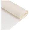 QUARKZMAN 2pz Rotolo di Carta Crespa 210cm Lunghezza 50cm Larghezza per Cerimonia Nozze Varie Grandi Feste Decorazione, Bianco Latte