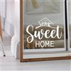 Finest Folia Adesivo a specchio, bianco, per specchio, per bagno, camera da letto, finestre, decorazione fai da te, K163 (07 Home Sweet Home)