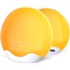 Cadrim Sveglia luminosa, alba e tramonto, radio FM, 5 suoni naturali, 2 allarmi, snooze, 12 luci colorate, 20 luminosità, lampada da comodino per bambini
