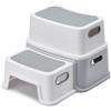 HOUSE DAY Sgabello per bambini, 2 gradini (altezza 25 cm), sicuro, con piedini antiscivolo per bagno, sgabello per WC, sgabello antiribaltabile