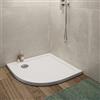 DEGHI Piatto doccia 80x80 cm semicircolare ultrapiatto altezza 3,5 cm in policril - Prist