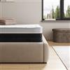 DEGHI Materasso matrimoniale sfoderabile 160x190 cm in Memory Gelly System con trattamento antiacaro h 23 cm - Gelly Sleep