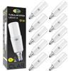 CLAR - Lampadina LED Tubolare con Attacco E14 9W, E14 LED, Lampadina Risparmio Energetico Luce Naturale 4000ºK (Pack 10)