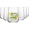 Krosno Bicchieri da Acqua Set di 6, 490 ml, Collezione Infinity