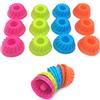 Zasiene Stampi in Silicone per Dolci 24 Pezzi Muffin Stampo Silicone Stampo Ciambelline Stampo Torta Stampo da Forno per Fare La Gelatina di Budino di Mini Torte di Zucca