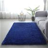 LYKEJI Tappeti per Camera dei Bambini Decorazione Soffici Tappeti Shaggy Tappeti Lunghi Morbidi per Soggiorno Tappeti Antiscivolo per Soggiorno Camera da Letto Tappetini (100x200cm, blu)