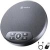 N newline Altoparlante Conferenza con 4 Microfono AI per PC, Ricezione Vocale a 360°, Microfono da Tavolo Bluetooth/USB con Dongle, Collegamento a Margherita Senza Fili, per Riunioni Ufficio Casa