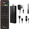 Romicta Decoder Digitale Terrestre 2024 - Decoder DVB-T2/C 1080P H.265 HEVC 10Bit, Ricevitore TV con USB PVR, WiFi, YouTube, LCN, HDMI, SCART, Lettore Multimediale, Telecomando Universale 2in1