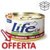 Life Cat Natural Tonnetto con Aragosta - Lattina Da 85 Gr - CONFEZIONE RISPARMIO