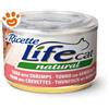 Life Cat Natural "Le Ricette" Tonno con Gamberetti - Lattina Da 150 Gr