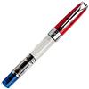 Twsbi Diamond 580 RBT Penna Stilografica, Trasparente, Blu/Rosso, M7446070 - M
