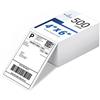 BETCKEY - 102mm x 152mm Thermal Direct Shipping Label, Commercial Grade - Perforated, 4 x 6 - 500 Fanfold Labels