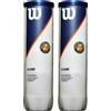 WILSON ROLAND GARROS ALL COURT 4BALL BI-PACK 2 Tubi Palline Tennis