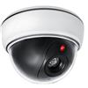Maclean Videocamera Fittizia DC2300 con LED Telecamera Finta Falsa Dummy Camera Sorveglianza Cuppola del CCTV
