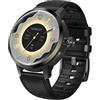 AIEK Smartwatch 4G LTE, Orologio intelligente GPS con fotocamera rotante estraibile, 2 G RAM 16 GB ROM, touch screen AMOLED da 1,76 pollici 1520 mAh SIM per uomo e donna (Nero)