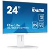 IIYAMA Monitor iiyama ProLite XUB2492HSU-W6 24'' FullHD AMD Free-Sync IPS LED Bianco Opaco