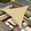 Amazon Brand - Umi UMI Vela Ombreggiante Impermeabile 5x5x5m Triangolare Tenda a Vela Protezione Raggi UV 95% Tenda Parasole per Esterno Giardino Terrazzo - Sabbia