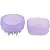 TITA-DONG Pettine Applicatore per Cuoio Capelluto da 15 Ml, Applicatore di Olio per Cuoio Capelluto Pettine per Radice Liquida per Capelli, Spazzola per Massaggiatore per Applicatore di Siero per Cuoio(Viola)