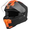 ORIGINE On Road Casco Integrale Casco Moto con Ventilazione ECE (CONTEST MATT ORANGE BLACK,S)
