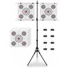 ADCSHOP Supporto per bersagli con treppiede estensibile fino a 150 cm - Ideale per Airsoft, armi ad aria compressa, pallini di piombo e sfere in acciaio. Compatibile con bersagli fino a 30 x 30 cm. pieghevole