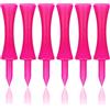 flintronic 120 Pezzi Tee da Golf, 57mm Castle Golf Tees, Rosa
