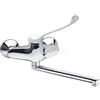 LedLeds RUBINETTO MISCELATORE LAVELLO LAVABO CUCINA DA MURO PARETE LEVA CLINICA LUNGA