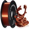 GEEETECH filamento PLA 1.75 mm Silk Copper, Filamento Stampante 3D PLA 1kg Spool, PLA Silk Copper
