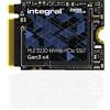 Integral SSD M.2 NVMe 2230 PCIe Gen3 x4 da 512 GB - Velocità di lettura fino a 3400 MB/s, velocità di scrittura fino a 3000 MB/s - Unità a stato solido interna. Valve Steam Deck, Microsoft Surface