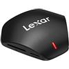 Lexar Professional Multi-Card 3-in-1 USB 3.1 Lettore, Fino a 312 MB/s per Scheda SD/Micro SD, 160 MB/s per CompactFlash, Adattatore Include da USB Type-C a Type-A cavo (LRW500URBAMZN)