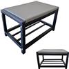MAKA change your life quality MAKA Scarpiera Salvaspazio Slim, in Metallo Nera, Scarpiera Ingresso, Organizer Scarpe Diverse Misure, Scaffali Portascarpe, Panca Scarpiera con Seduta, Scarpiera (40 cm)
