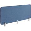 Beliani Pannello Divisorio Fonoassorbente in PET 180 x 40 cm Blu