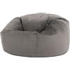 icon Classico Poltrona Sacco, Grigio Scuro, Sedia Velluto, Pouf Poltrona con Riempimento Incluso, Pouf Sacco, Camera da Letto, Soggiorno, Mobili Soggiorno