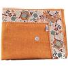Corredocasa Copritavolo Tovaglia in Tela di Alta Qualità Tessuto Gobelin con Gufetti Ideale per Casa Tavolo da Pranzo Cucina Elegante Resistente Lavabile Made in Italy (Arancione 12 Posti 140x240)