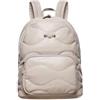 Blauer Zaino donna trapuntato ad onde White Backpack zaino da viaggio casual