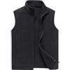 Generico Gilet Uomo Lavoro Invernale Caldo Antivento Senza Maniche Giubbino Casual Taglie Forti Smanicato Cappotto Senza Cappuccio Leggera con Zip Giacca Softshell Corto Da Lavoro Giubbotto Trekking Riscaldato