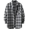 Generico Uomo Camicia Tinta Unita Taglie Forti Basic Manica Lunga Maglia Business casual Camicie Stirare Camicia Da Lavoro Uomo Camicia Pile Uomo Invernale Bianca Flanella Uomo Nera E BluCamicia Bianca Uomo