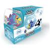 zhuzhu Set di Bolla e Tavola da Surf con Pesce Incluso - Compatibile con Tutti i playset Zhuzhu Aquarium