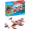 PLAYMOBIL Action Heroes 71463 Idrovolante dei Pompieri, missioni eroiche di Soccorso, con Un Vigile del Fuoco, Giochi di Ruolo Divertenti, Giocattolo sostenibile per Bambini dai 4 Anni in su