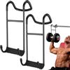 Erconsso 2 ganci per manubri, ganci resistenti per manubri, 102,1 kg, per manubri e bilancieri, per panca con manubri, sollevamento pesi, allenamento su petto e spalle