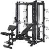 MAXXUS Multipower Palestra 10.1 - Lat Machine, Acciaio, Maniglia Canottaggio, Professionale, Stazione Dip, Panca Pesi - Smith Machine, Multi Gym Multifunzione, Attrezzo, Macchina, Macchinari, Rack