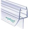 Engelbach® Guarnizione Doccia Sottoporta - Per porte in vetro 5-8 mm - Profilo in gomma extra spesso - Impermeabile e facile da installare