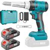 Yofuly Rivettatrice a Batteria Compatibile con Batterie Makita 18V, Pistola per Rivetti con 2* Batterie, 20.000N Brushless Elettrica Rivettatrice Automatica con 3 Adattatori