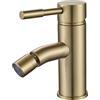 F-DEEN Rubinetto Bidet Oro, F-DEEN Rubinetto Bagno Lavabo, Miscelatore Monocomando per Bidet