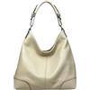 Cheval Firenze Borsa a Spalla Carlotta, Vera Pelle Made in Italy (Beige)