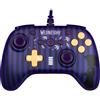 Konix Mercoledì Controller con cavo per Nintendo Switch, Switch 2 e PC - Funzione vibrazione - Impugnature antiscivolo - Cavo da 3 m - Viola e nero