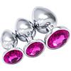 Cacuola Plug Analesex Sex Toys, Plug Anale da Donna Uomo Sextoysdonna, Sexyshop Oggetti Sex Toy Plug Analesex Toys Uomo, 3x Anal Plug Donne con Diamanti, Sexy Shop Coppia Hot Oggetti Dilatatore Anale